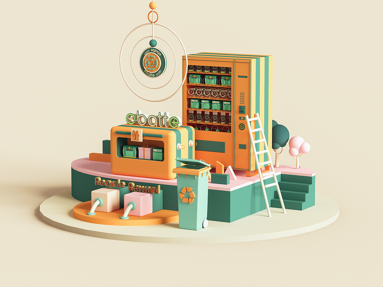 20201.1-2月寒假作品匯總（圖ZMjQ0NDg1NTc2） - 其他三維 - 站酷設(shè)計師許愿H神原創(chuàng)素材 - 站酷ZCOOL