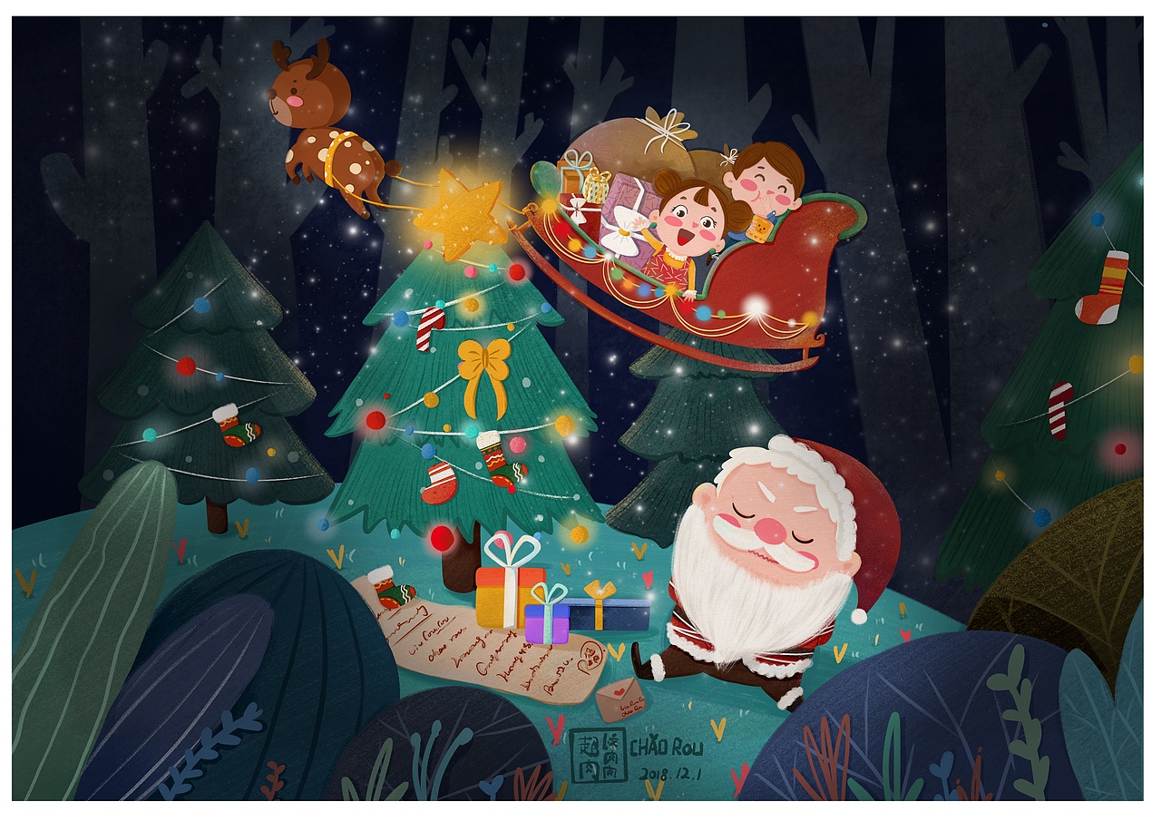 圣诞节我们的礼物那?