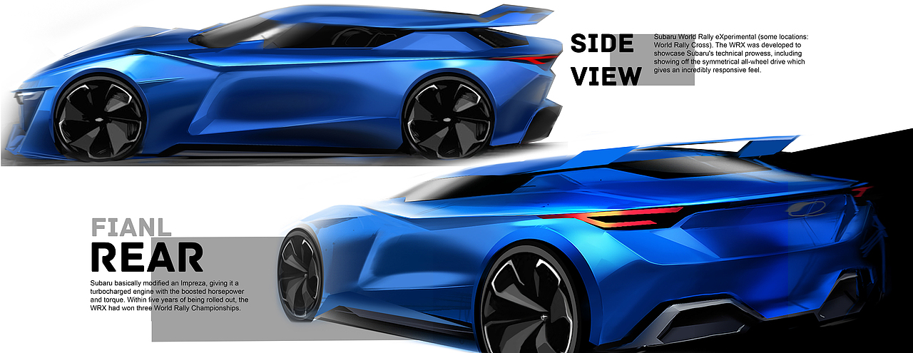 斯巴鲁 STI CONCEPT 概念性能车设计（图ZMTA1NjI3NDQ4） - 交通工具 - 站酷设计师BLKAGT黑石原创素材 - 站酷ZCOOL