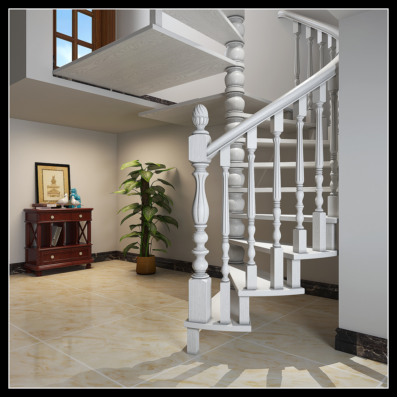 复式别墅楼梯楼梯方案