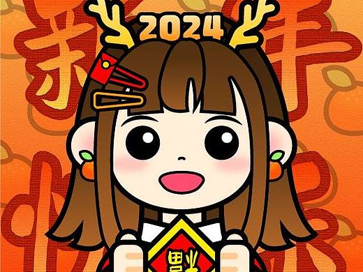 2024·双龙戏珠（个人主页-ZNjEwNzQ1NTI=） - 其他 - 站酷设计师Yikj咏怡原创素材 - 站酷ZCOOL