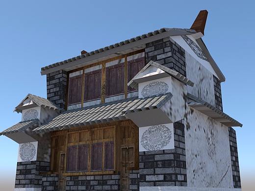 三维古建筑系列