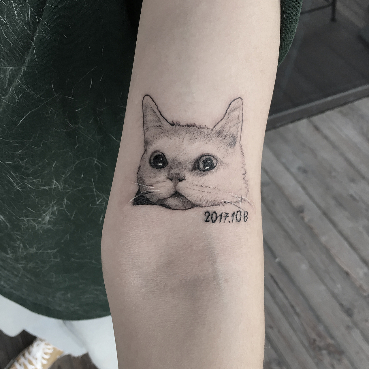 客人的猫（图ZOTMzMDMzNTY=） - 其他 - 站酷设计师纹身师Draymond原创素材 - 站酷ZCOOL