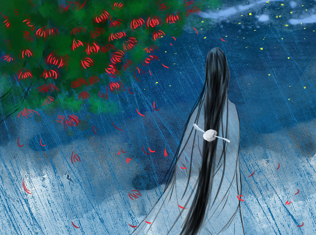 还记得凤凰树下的约定吗（图ZOTY2MjA4NTY=） - 创作习作 - 站酷设计师M抹酱酱原创素材 - 站酷ZCOOL