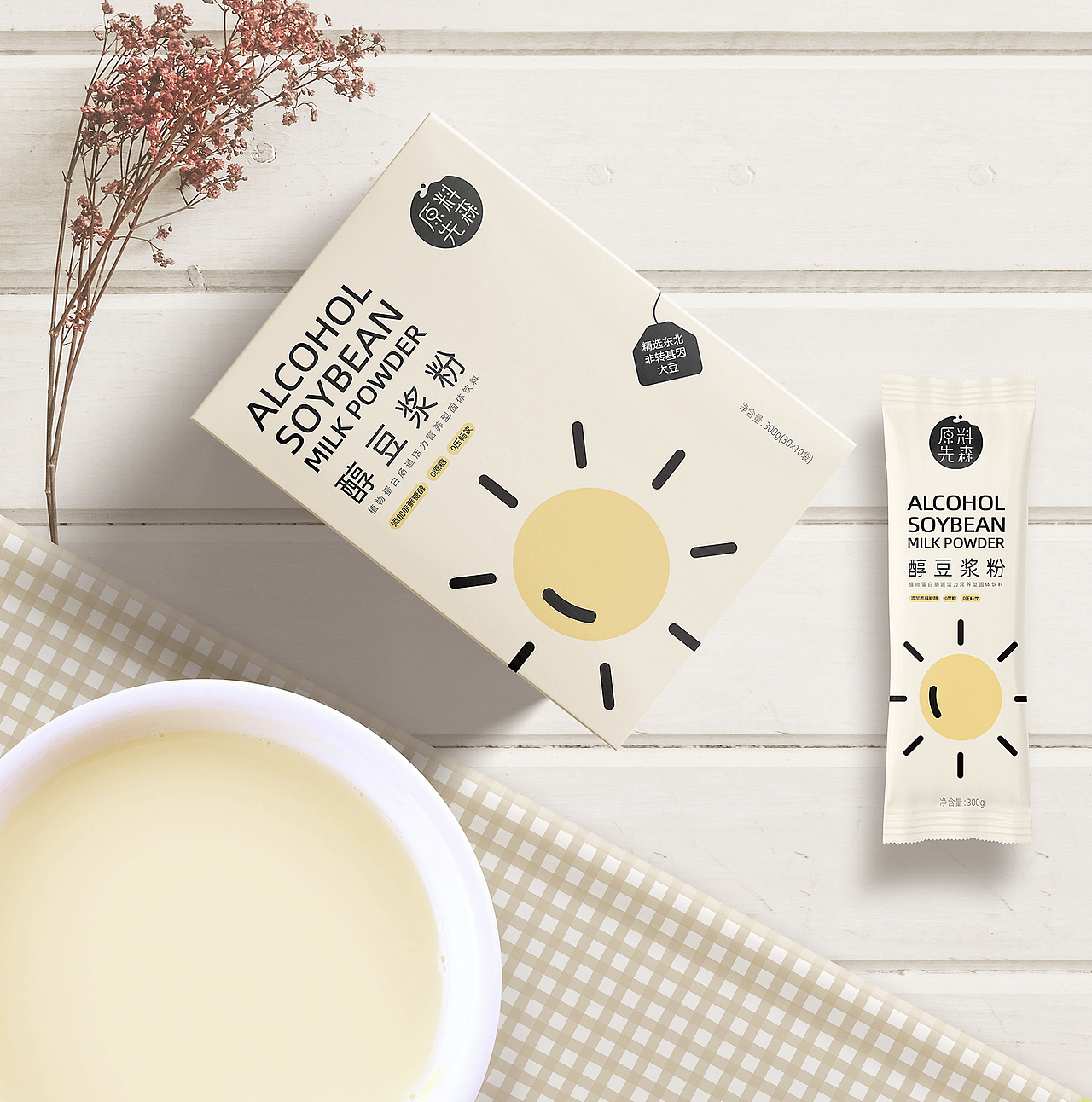 郑州本质品牌案例——「醇豆浆粉」包装设计