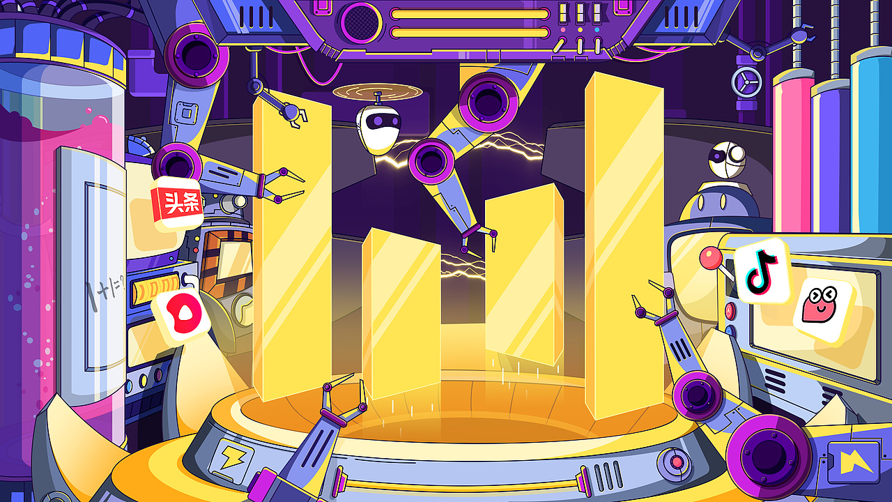 字节工厂（图ZMjIxNjA3MDcy） - 海报 - 站酷设计师悠丗小吏原创素材 - 站酷ZCOOL