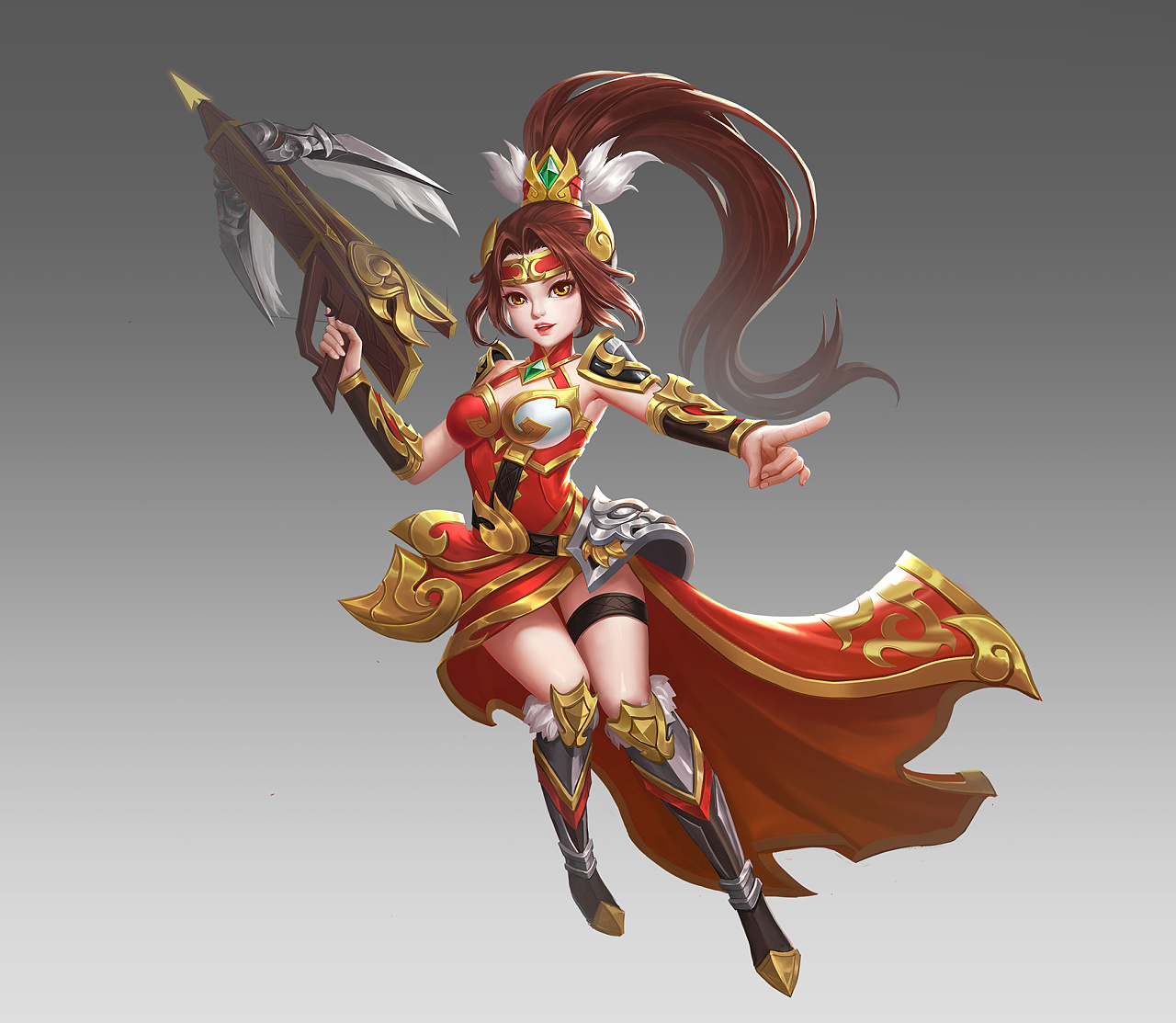 之前三国项目的一些立绘|插画|游戏原画|张卜猫 - 原创作品 - 站酷