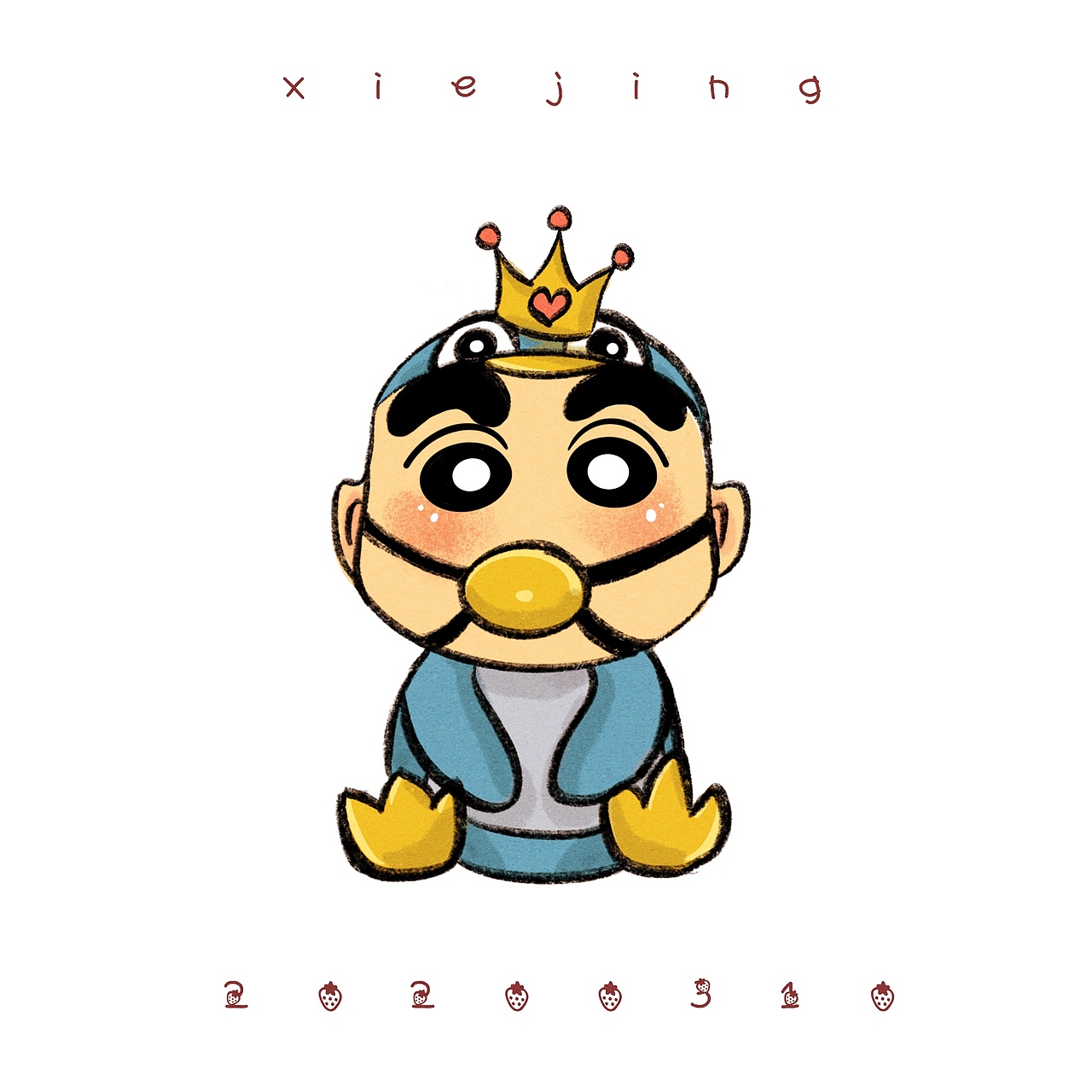 我把蜡笔小新的盲盒给画出来了 萌出血（图ZMTk5MzkzNTY0） - 儿童插画 - 站酷设计师xiejing静原创素材 - 站酷ZCOOL