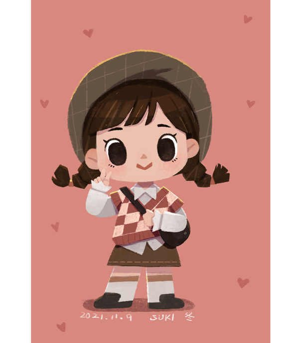 桃子之家|桃子妈Q版形象（图ZMjc3NTc1NDI0） - 艺术插画 - 站酷设计师琼心原创素材 - 站酷ZCOOL