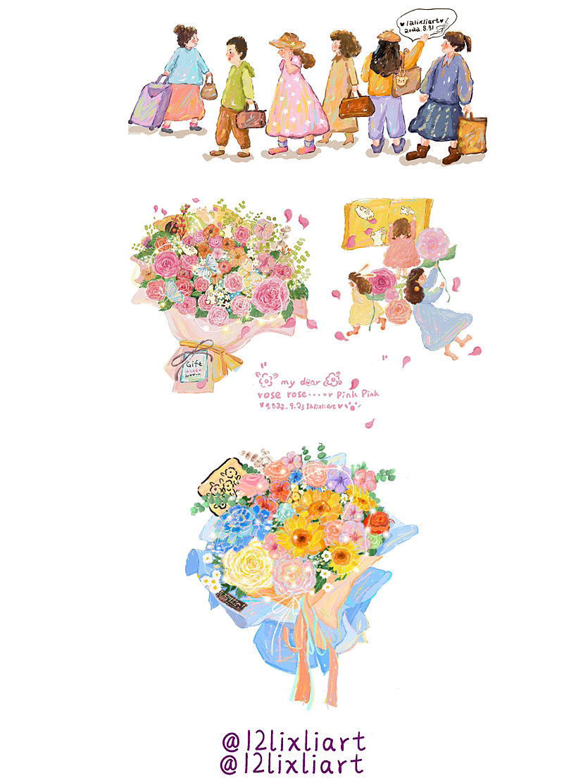 我的2022插畫總結(jié)（圖ZMzI3ODUwNjQw） - 商業(yè)插畫 - 站酷設(shè)計師1237十二原創(chuàng)素材 - 站酷ZCOOL