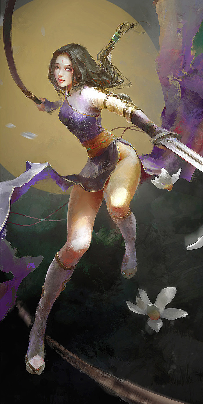 林月如|插画|游戏原画|happing321_原创作品-站酷zcool