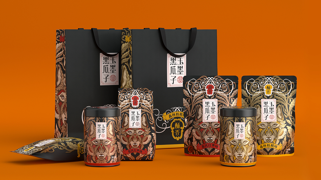 玉墨多味瓜子包装解决方案（图ZMTc1Nzc0NDgw） - 包装 - 站酷设计师喜鹊战略原创素材 - 站酷ZCOOL