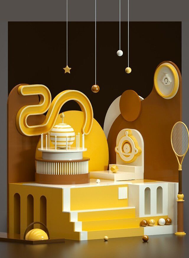 OC第五期学员作品——NiaoNiao的C4D课堂（下）（图ZMTc5NjY2MTUy） - 场景 - 站酷设计师我就是NiaoNiao原创素材 - 站酷ZCOOL