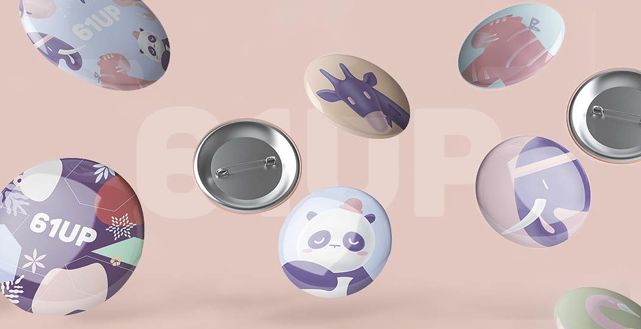 61UP儿童教育品牌全案（图ZMjcxMzY3MTYw） - IP形象 - 站酷设计师RayRay7原创素材 - 站酷ZCOOL