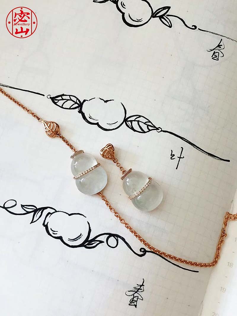 一缕仙藤上,两宝葫芦