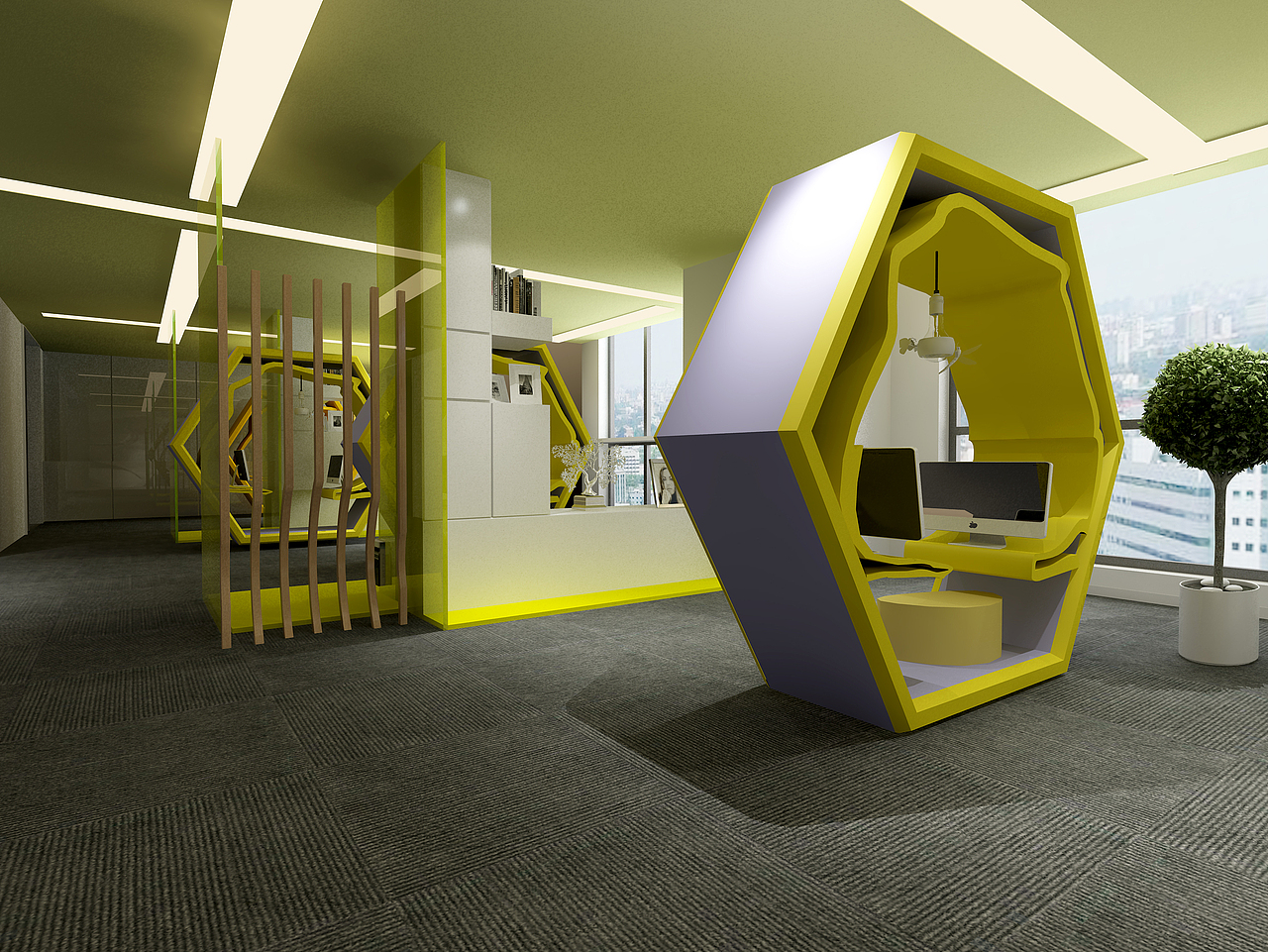 办公空间设计（图ZMTYxNTUwMzU2） - 其他空间 - 站酷设计师贝尔的兔纸原创素材 - 站酷ZCOOL