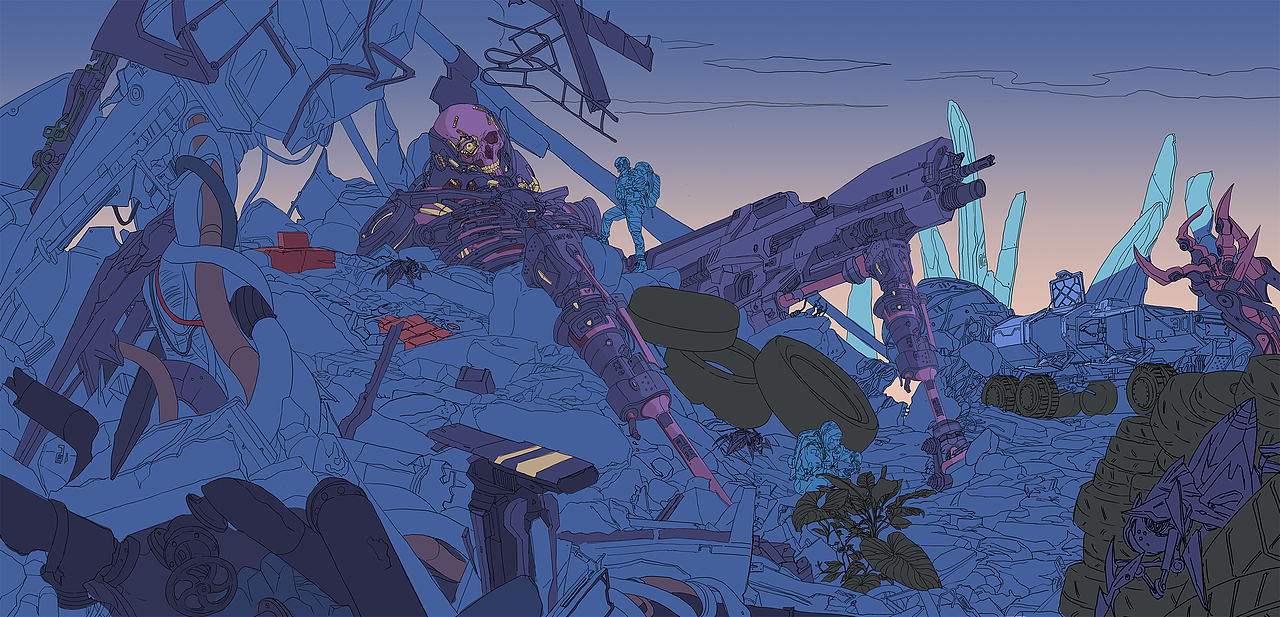 junkyard biubiubiu！（图ZMTk3NzkyMjEy） - 概念设定 - 站酷设计师dj9fun原创素材 - 站酷ZCOOL