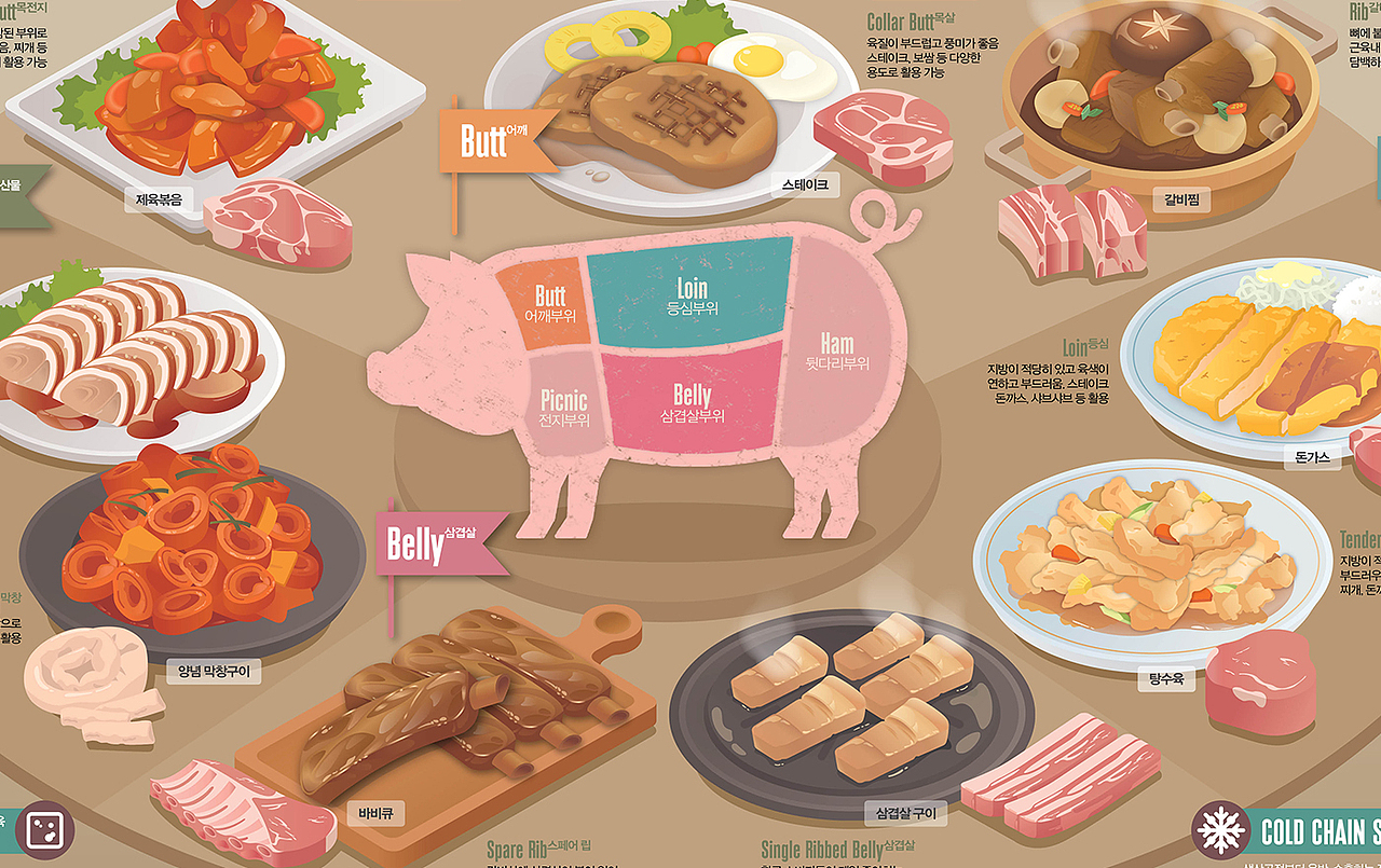 2020_01_猪肉_Pork【信息图表】（图ZMTk1MzAwMjMy） - 信息图表 - 站酷设计师203_信息图表_Lab原创素材 - 站酷ZCOOL