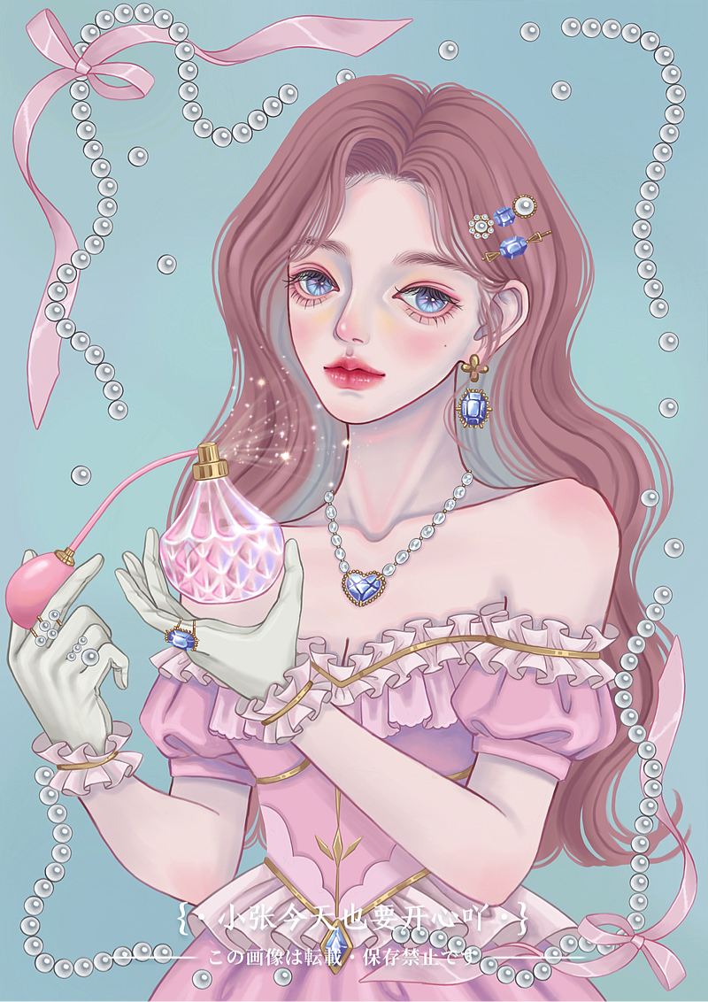 近期少女人像插画总结2（图ZMjgzMjQ3MjQw） - 商业插画 - 站酷设计师小张今天要开心吖原创素材 - 站酷ZCOOL