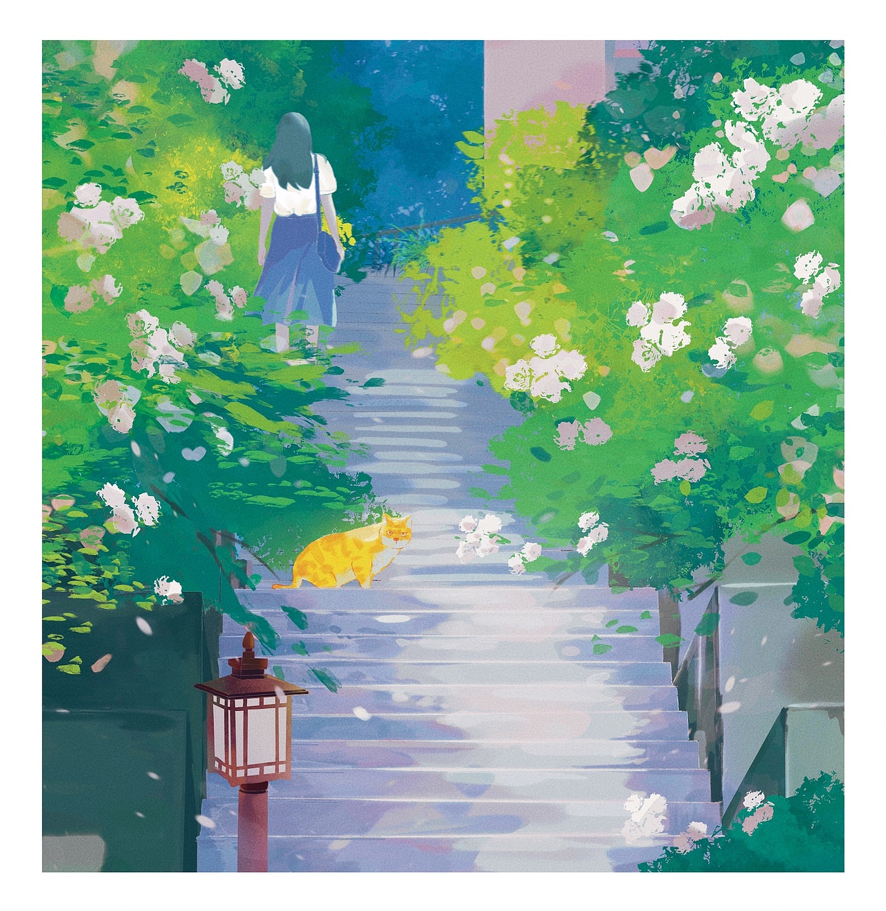 4月（圖ZMjk0NTAwOTc2） - 商業(yè)插畫 - 站酷設(shè)計(jì)師阿代的呆原創(chuàng)素材 - 站酷ZCOOL