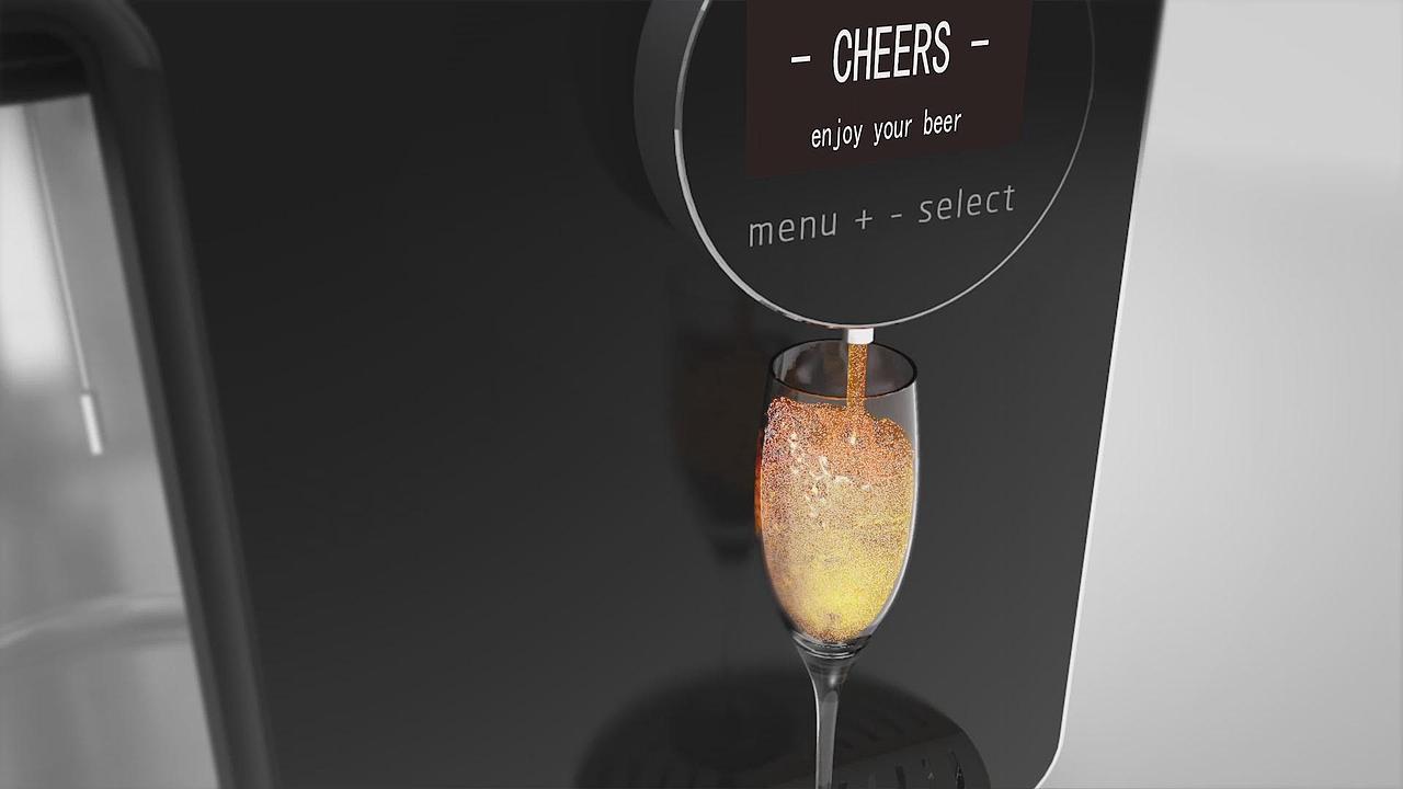 啤酒机产品功能演示动画