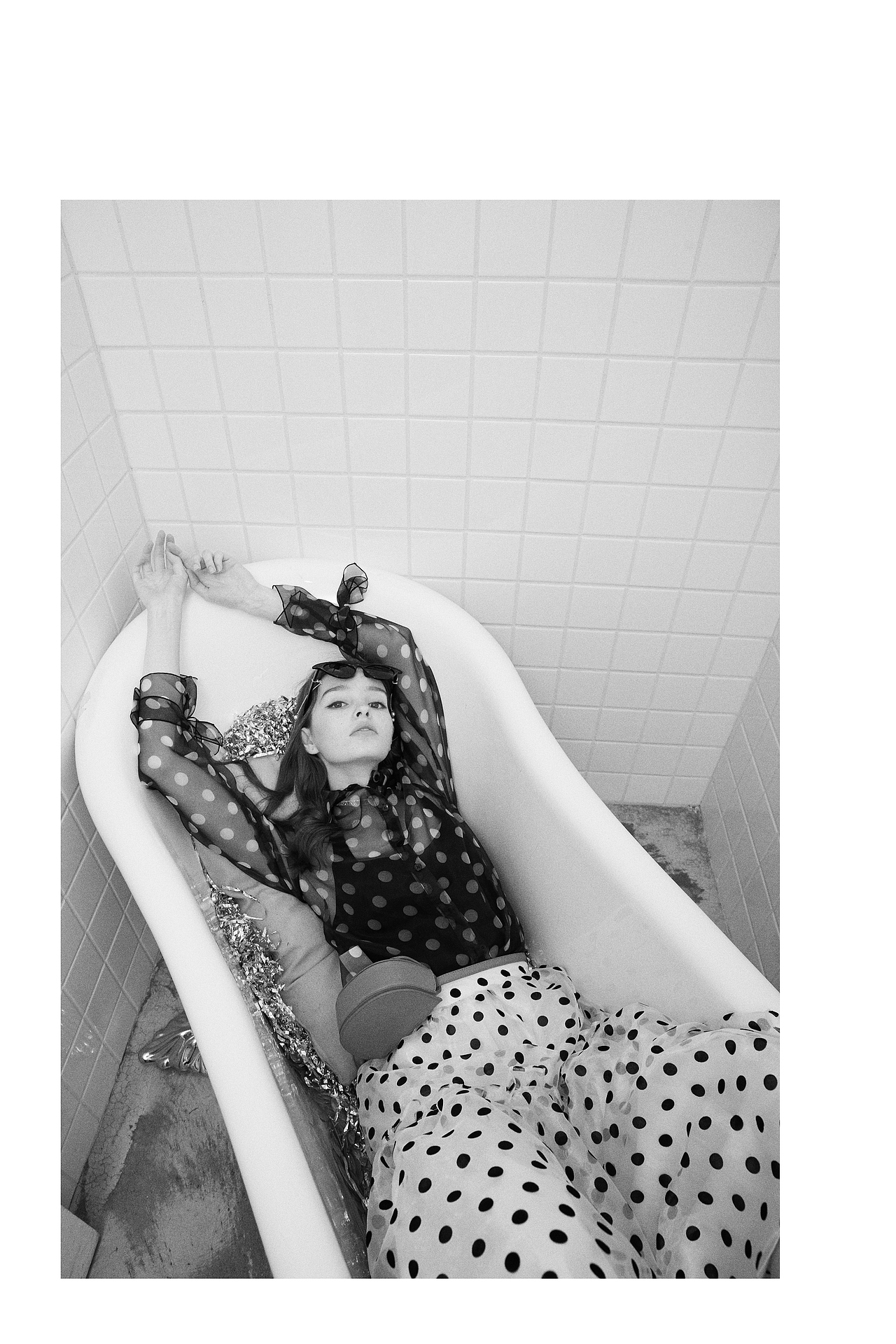 一组高街风场景look拍摄