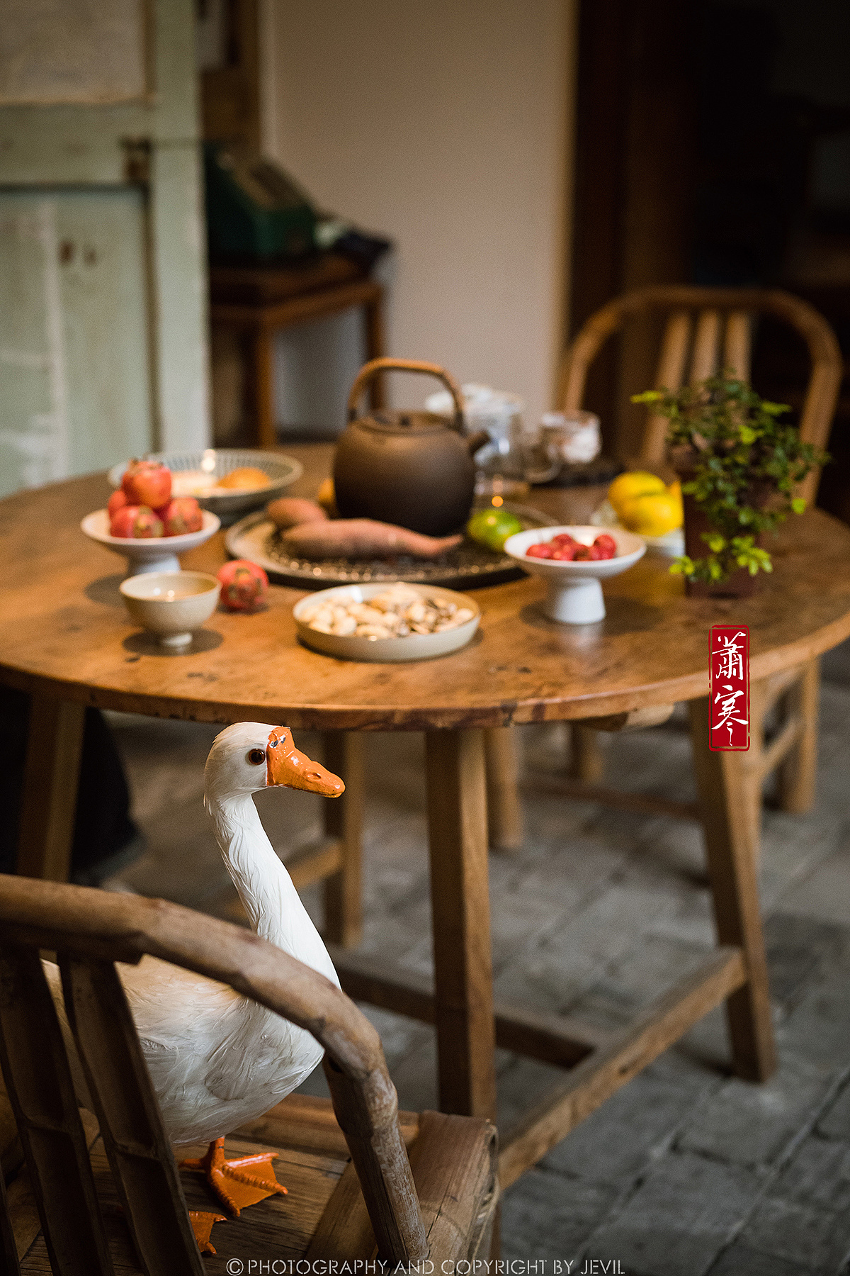 国风静物摄影 | 围炉煮茶话家常.