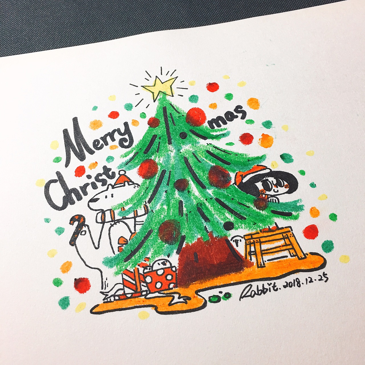 日常涂鸦2018圣诞节