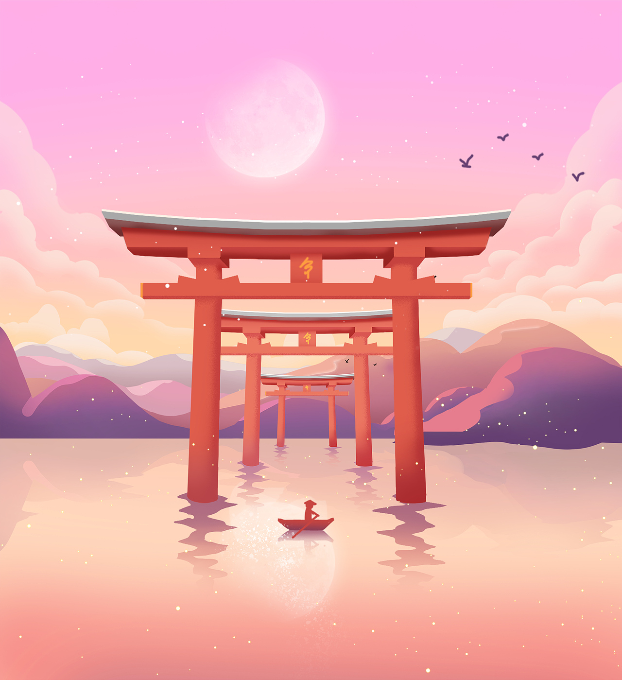 扁平风格渐变插画（图ZMjgyMjk2MzAw） - 创作习作 - 站酷设计师大卫吹泡泡原创素材 - 站酷ZCOOL