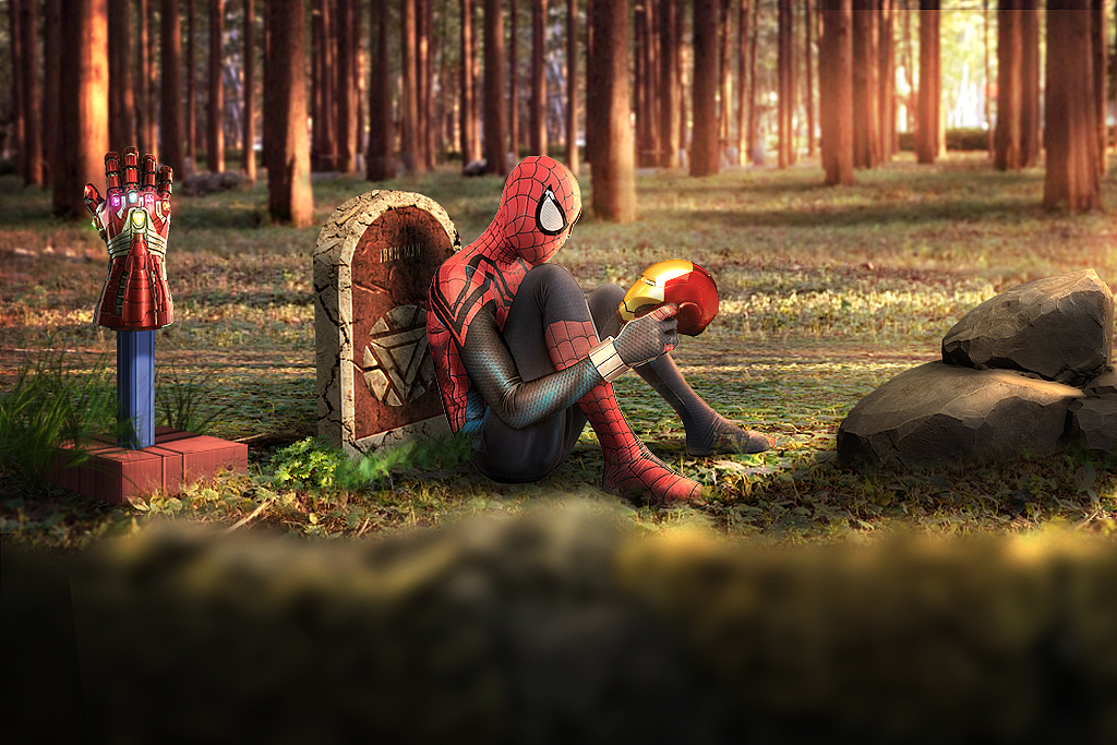 蜘蛛侠电影海报的练习