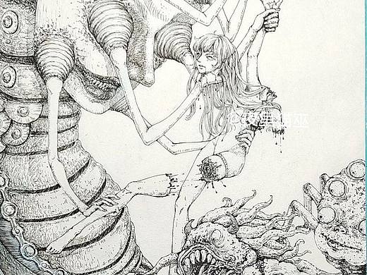 拟态伪神（个人主页-ZNjU5ODAwODQ=） - 商业插画 - 站酷设计师夜里水彩原创素材 - 站酷ZCOOL