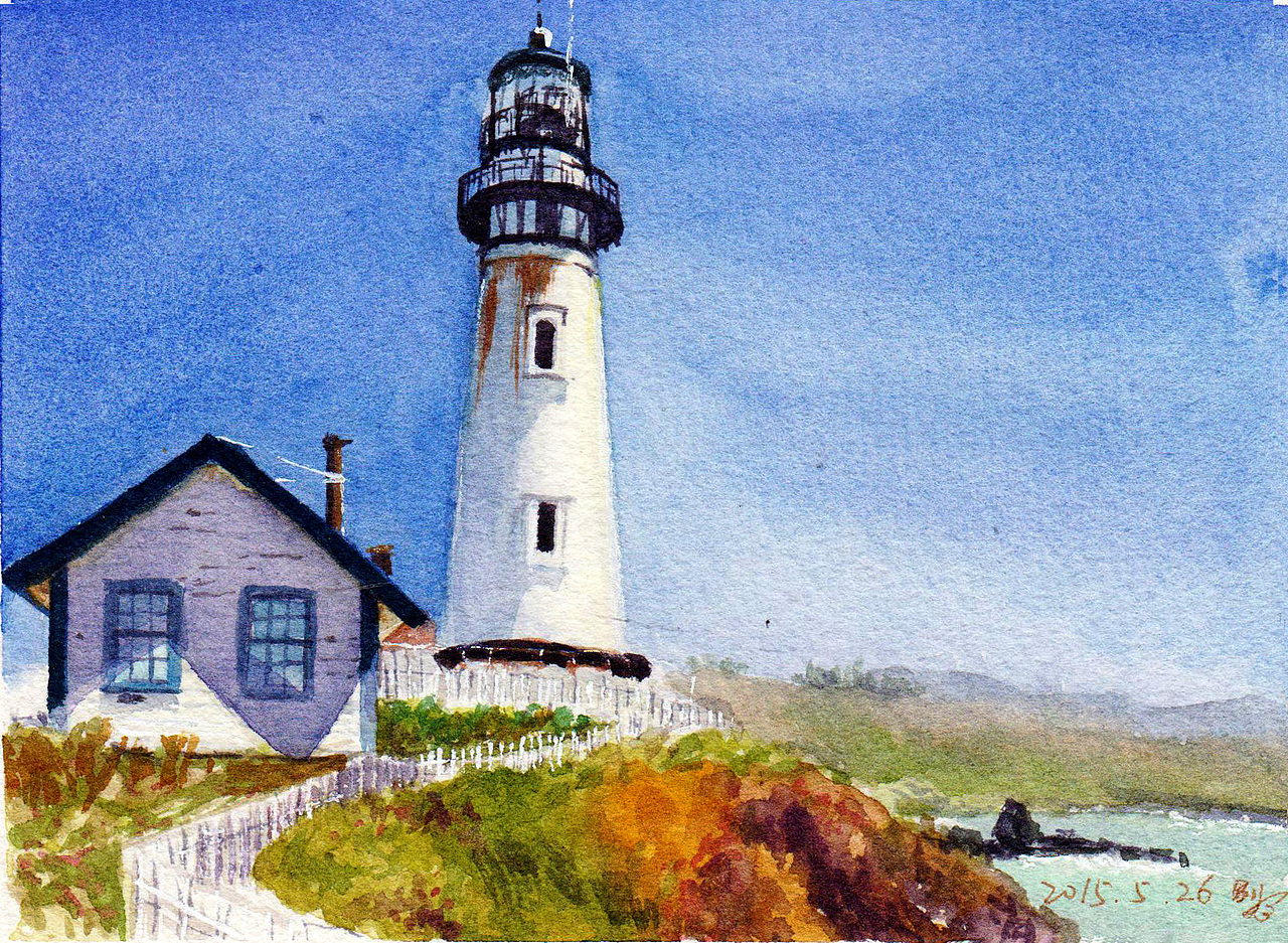 水彩练习——风景2（图ZMzE2MzQ1NzI=） - 绘画 - 站酷设计师ccsttail原创素材 - 站酷ZCOOL