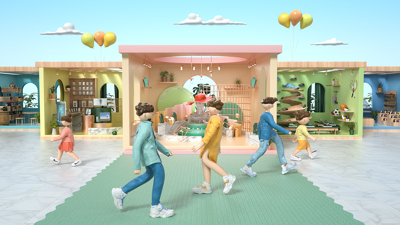 1-2月渲染（图ZMjQ1OTIyMTk2） - 其他三维 - 站酷设计师Sunny_旋原创素材 - 站酷ZCOOL