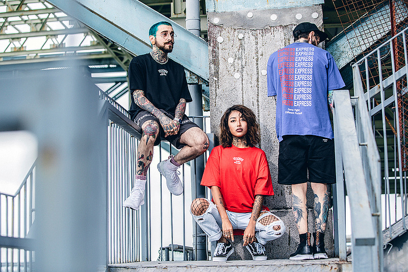 HELL BOY X VEGORRS 字母印花 短袖