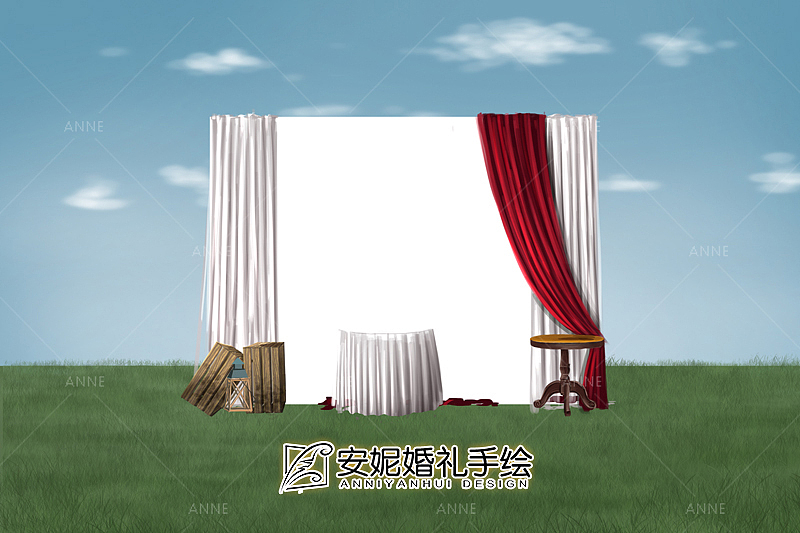 清新户外安妮婚礼手绘（图ZMTUxMTgyODQw） - 舞台美术 - 站酷设计师安妮婚礼手绘原创素材 - 站酷ZCOOL