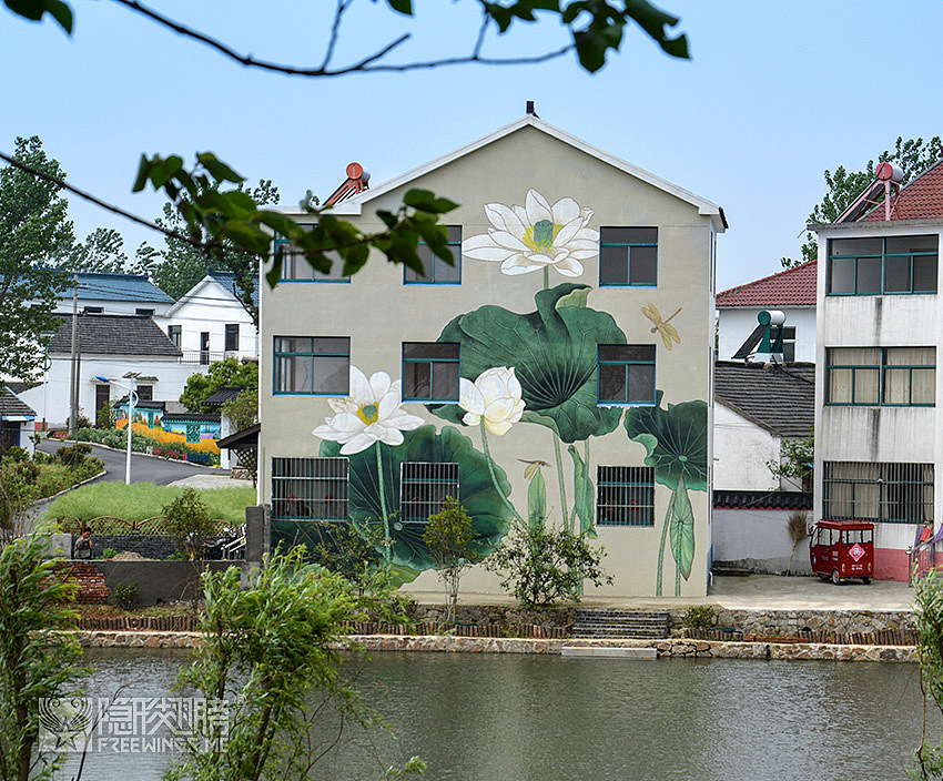▲ 这“濯清涟而不妖”的水中仙子,却是用画笔勾勒出来的哟~