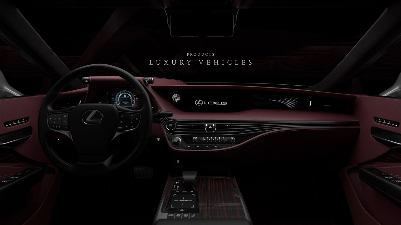 LEXUS LS 产品展示/片头设计