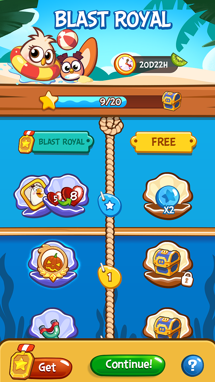 最近的东西（Angry Birds Blast）