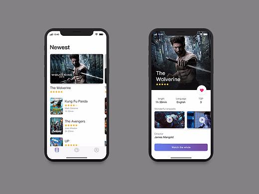 电影APP - 概念稿