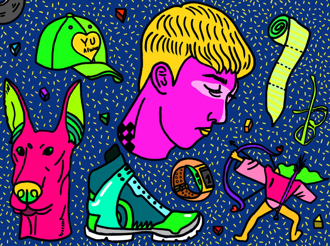 五颜六色的这些画