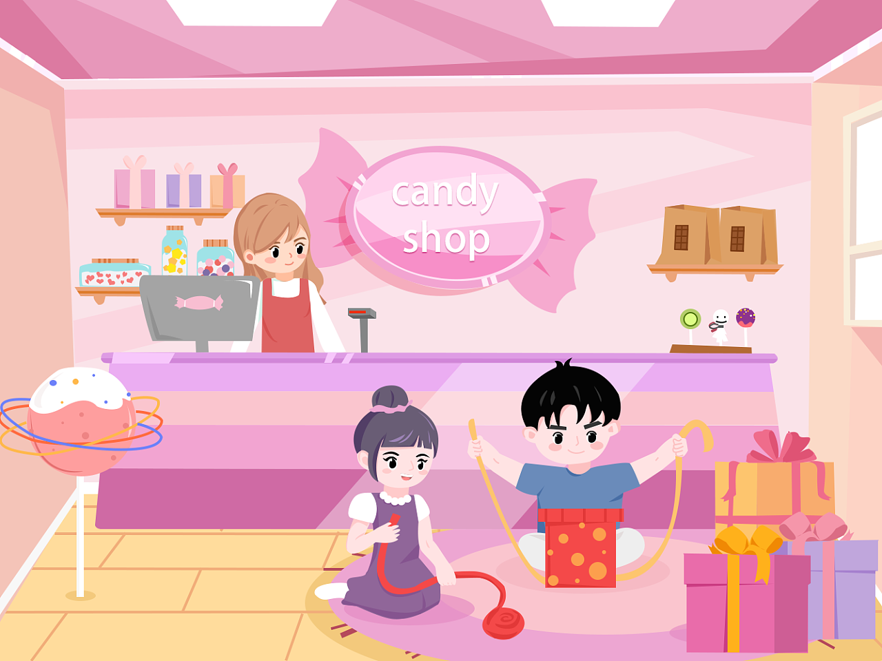 糖果屋/儿插|插画|儿童插画|luckier_ - 原创作品 - 站酷 (zcool)