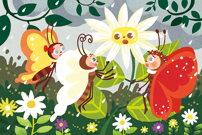 三只蝴蝶|插画|绘本|aytuan - 原创作品 - 站酷 (zcool)