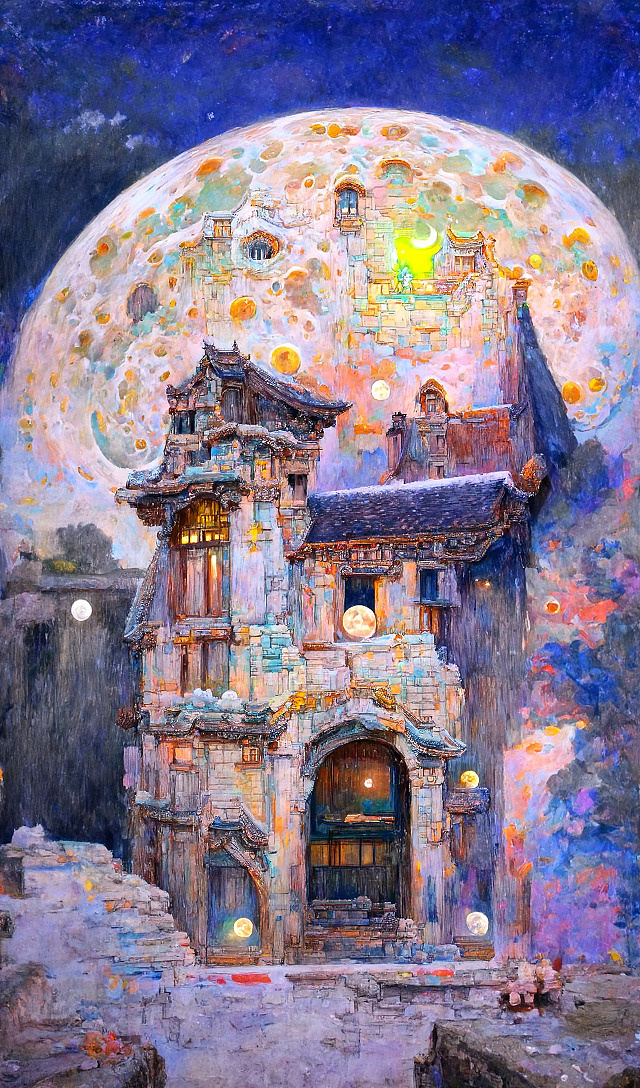 AI绘画档案馆｜贺中秋•第一弹（图ZMzE3MDYyNDMy） - 创作习作 - 站酷设计师PPP的杂货铺原创素材 - 站酷ZCOOL
