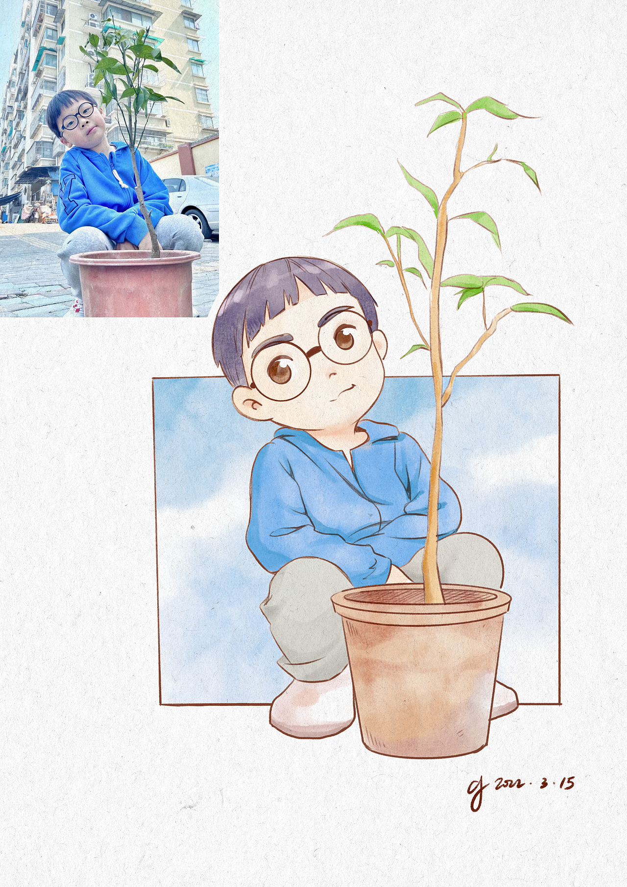 头像练习（图ZMjk4MzAyNTQw） - 单幅漫画 - 站酷设计师chris1065876475原创素材 - 站酷ZCOOL