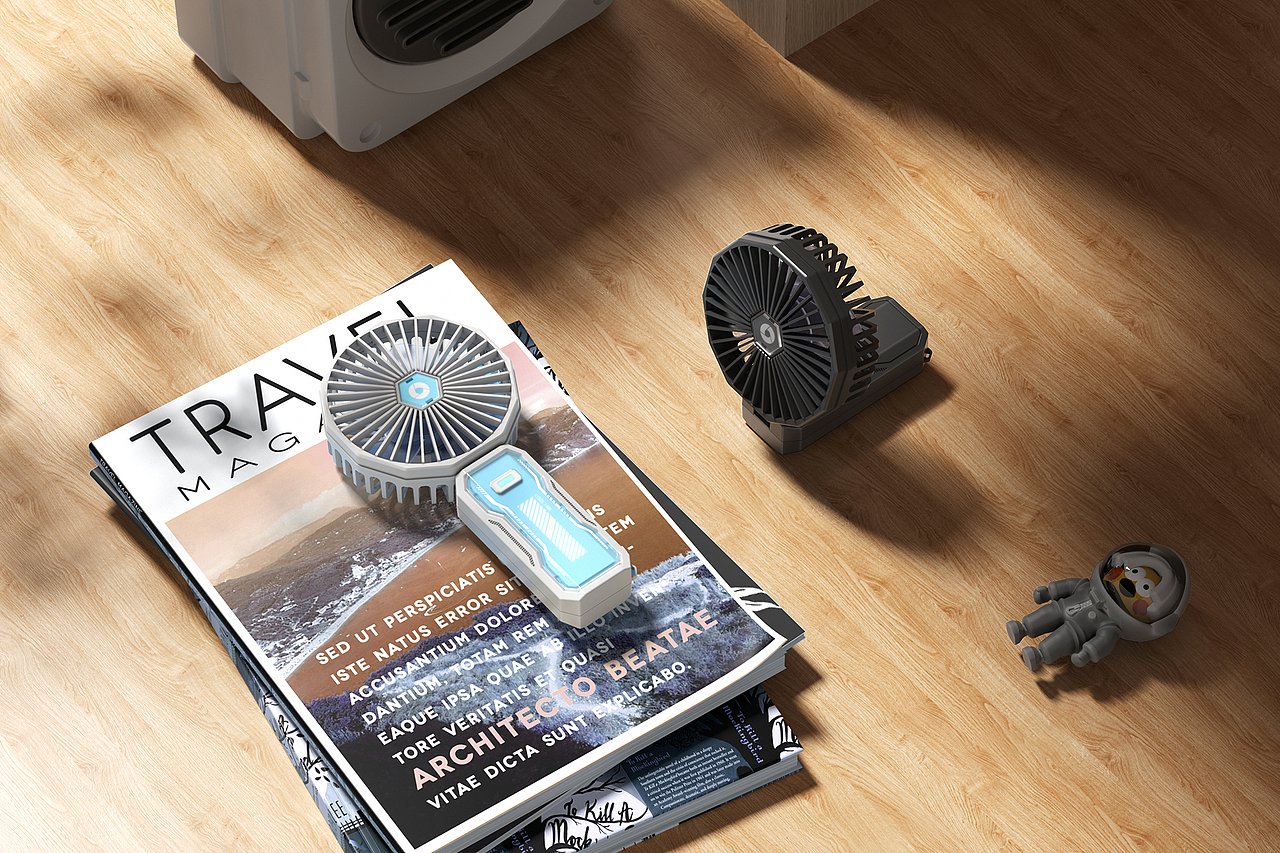 5月-赛博朋克折叠风扇