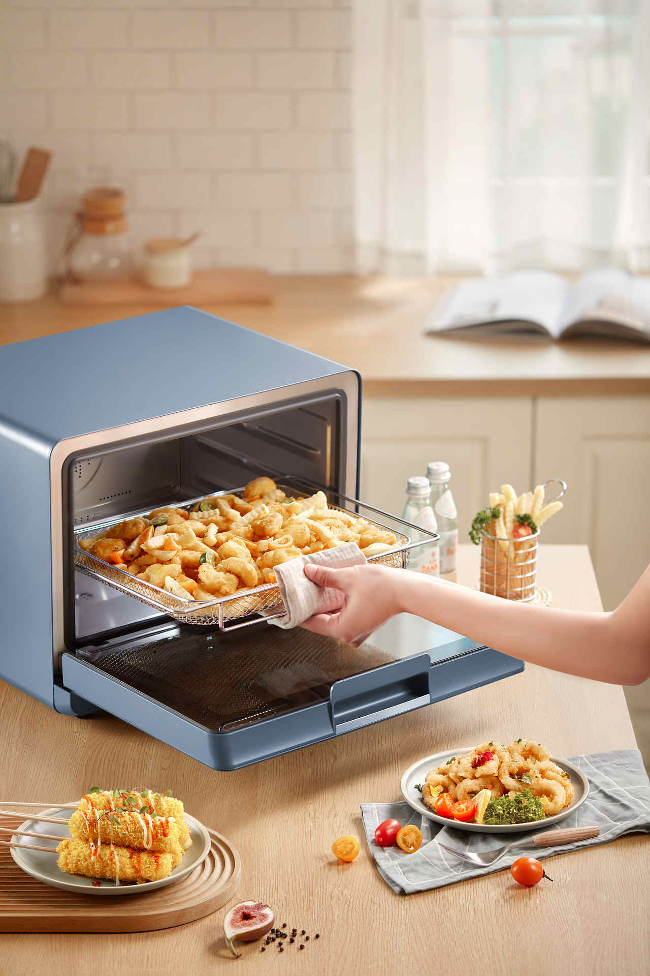 电器摄影 | 美的 s5 fry蒸烤箱海报拍摄 | cyc