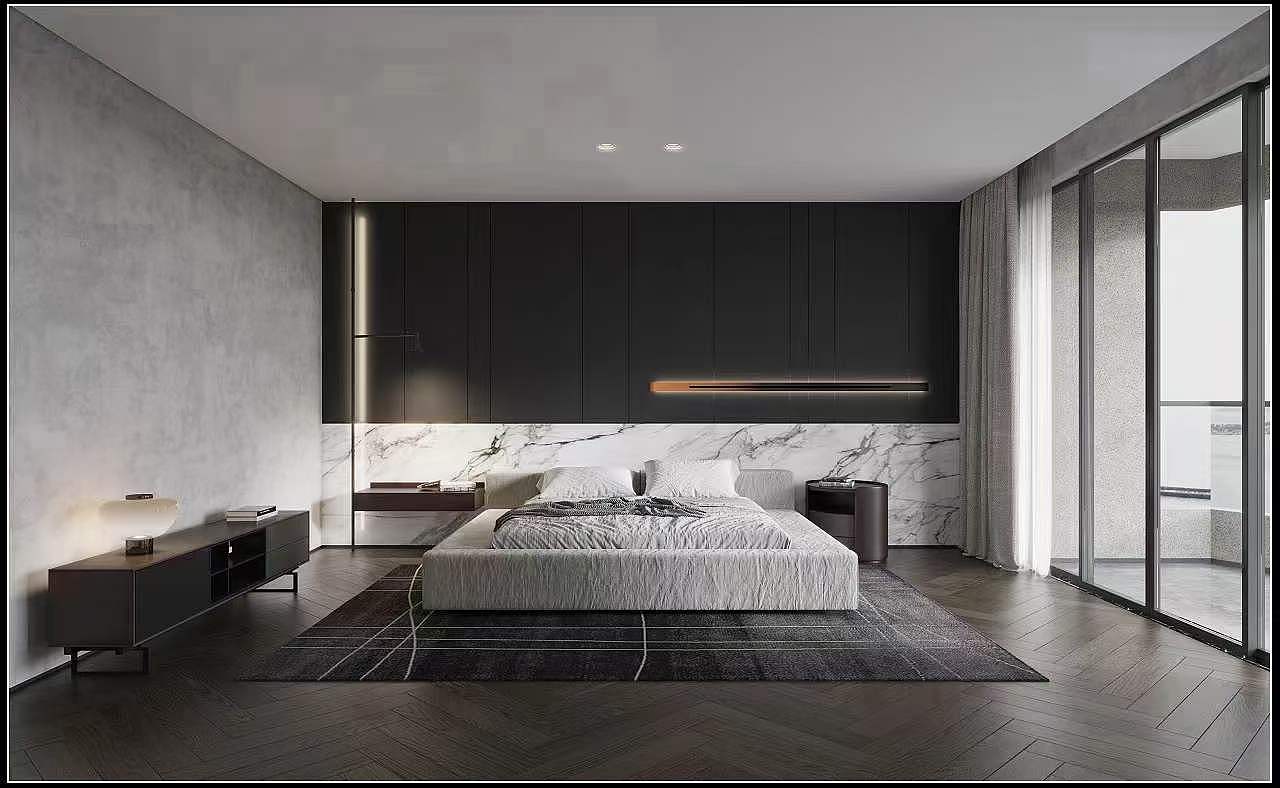 在家装设计中黑白灰是经典,简约,不过时的设计。