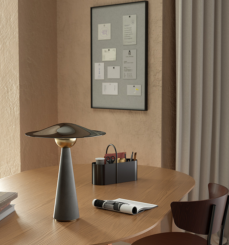 亚弧台灯 | 清水混凝土轻奢艺术设计（图ZMjcyMDA2NjM2） - 生活用品 - 站酷设计师觉一FONE原创素材 - 站酷ZCOOL