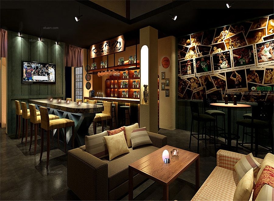 内江酒吧设计|成都最好的酒吧设计公司|广汉酒吧设计-成都六冠空间