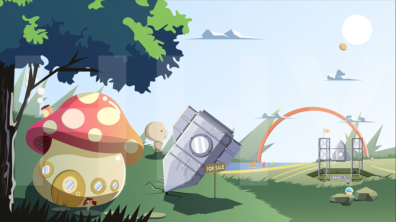 插画（入侵）（图ZMTI4NzAwMzI4） - 创作习作 - 站酷设计师Sama贺原创素材 - 站酷ZCOOL